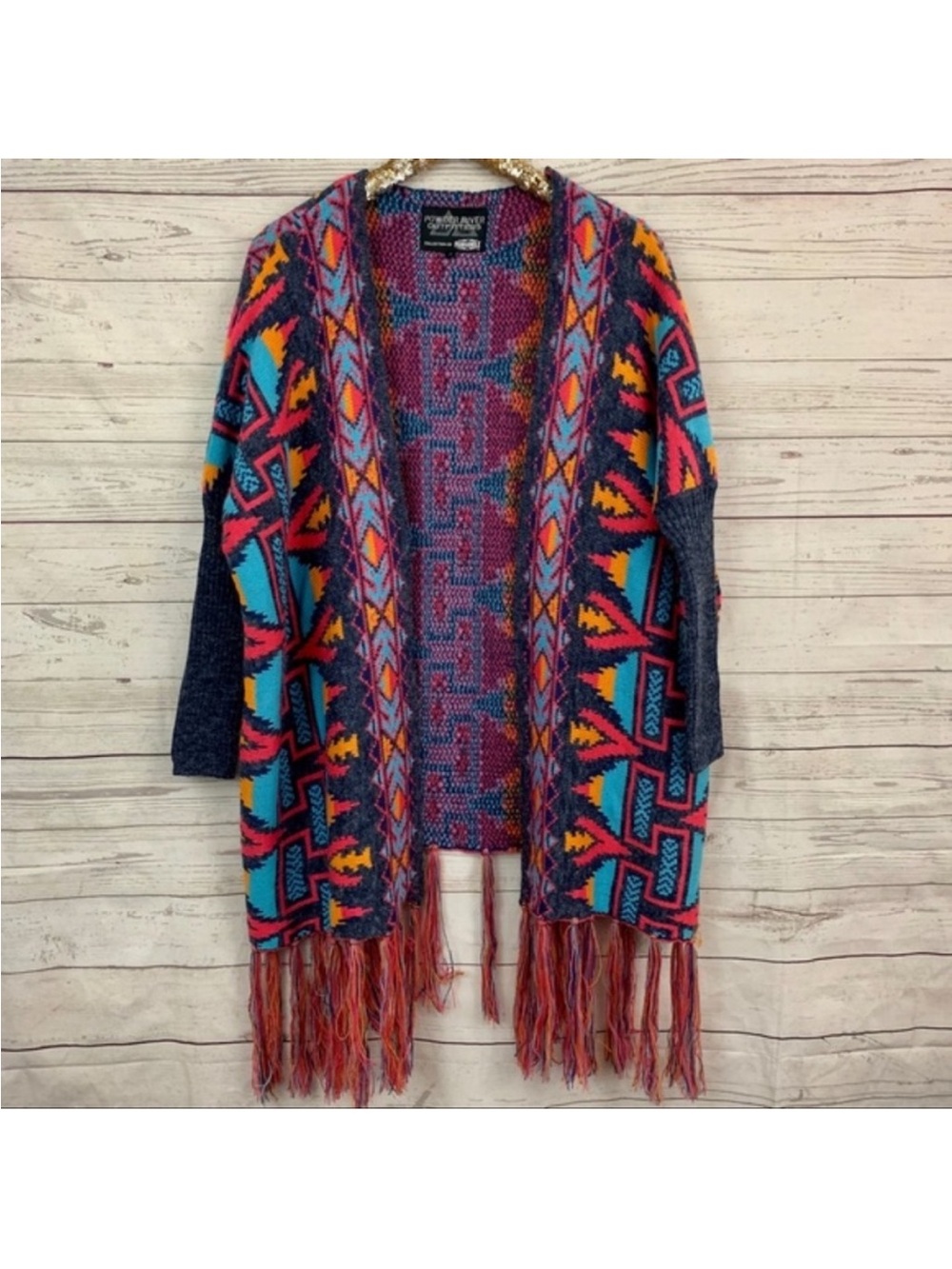Panhandle Slim Powder River fringe boho sweater